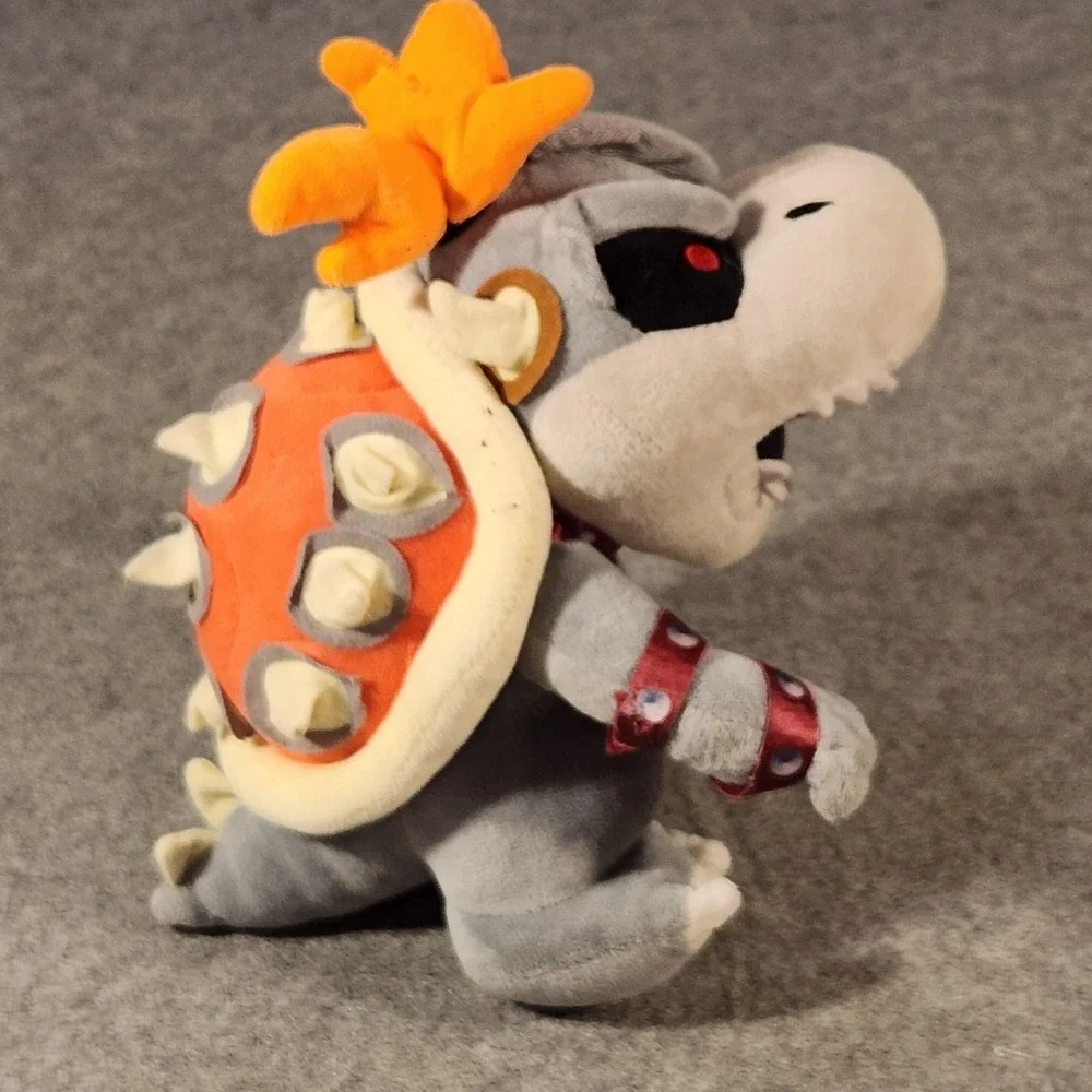 Super Mario Bros Dry Bowser Plush Toy Stuffed Doll Nintendo Official‎ SE601-186